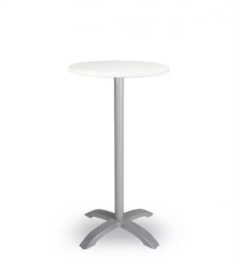 Mesa Werzalit Ø 60 Max4 Alto Mate 48 Blanco 1x