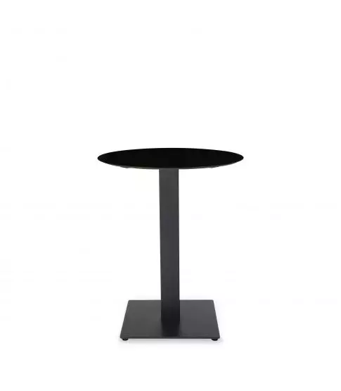 Mesa Compacto Fenolico Ø60 Negra - Pie Tapies 1x