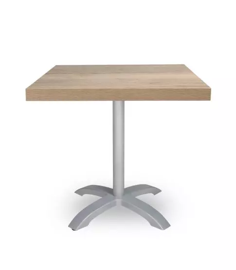 Mesa Durolight 80x80 Roble Natural Pie Max Mate 1x