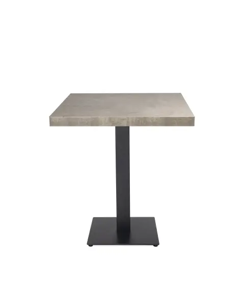 Mesa Durolight® 68x68 Cemento Pie Tapies Negro 40x40