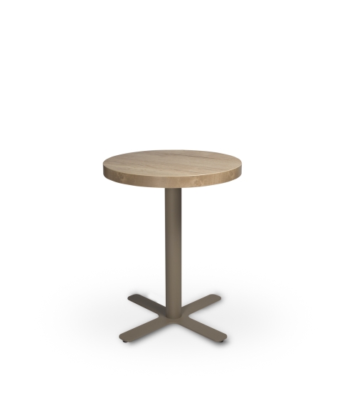 Mesa Durolight Roble Vintage Ø60 Pie Goya Arena 1x