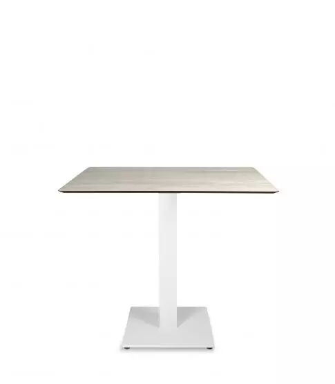 Mesa Compacto Fenolico 80x60 Ma Lava Pie Miro Blanc 40x40 1x