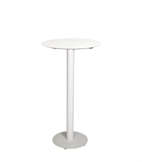 Mesa Compacto Fenolico Ø60 Blanca - Tapies 110 Ø40 Blanco 1x