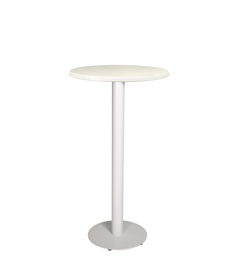 Mesa Werzalit Ø60 Blanco- Tapies 110 Ø40 Blanco 1x