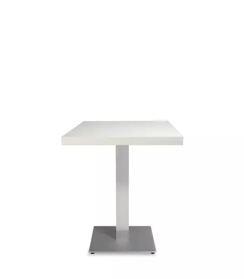 Mesa Durolight® 68x68 Blanca Pie Miro 40x40 1x