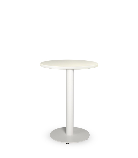 Mesa Werzalit Ø60 Blanca Pie Tapies Ø40 Blanco 1x
