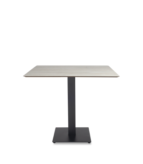 Mesa Compacto Fenolico 70x60 Madera Lavada - Pie Tapies N 1x