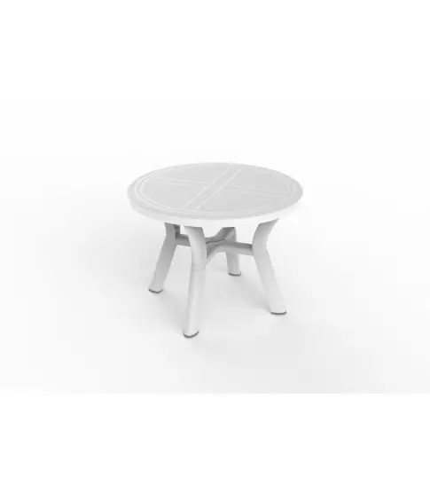 Mesa Jazmin Ø100 Blanca P.17