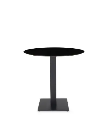 Mesa Compacto Fenolico Ø80 Negro - Pie Tapies 1x