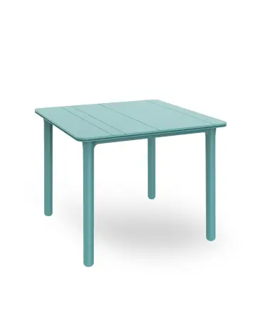 Mesa Noa 90x90 Recycled Azul Aire Patas Azul Aire