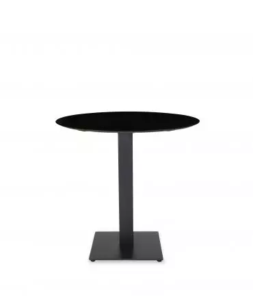 Mesa Compacto Fenolico Ø80 Negro - Pie Tapies 1x