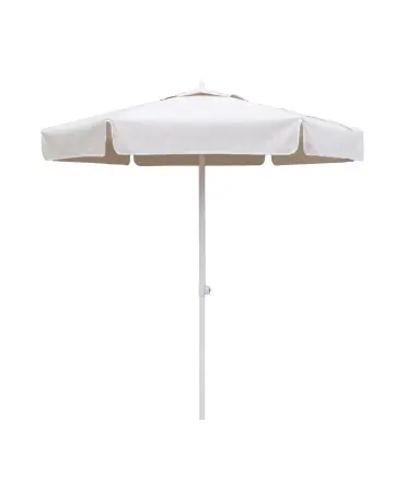 Parasol Santorini Ø2m Blanco Dyed Polyester Marfil