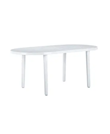 Mesa Olot 180x90 Oval Blanco P40