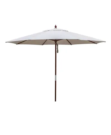 Parasol Madeira Ø3m Cedro Dyed Polyester Marfil
