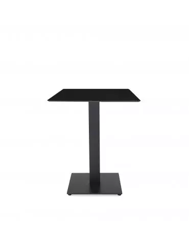 Mesa Compacto Fenolico 60x60 Negra - Pie Tapies 1x