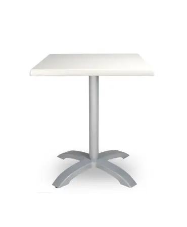 Mesa Werzalit 60x60 Max4 48 Mate Blanco 1x