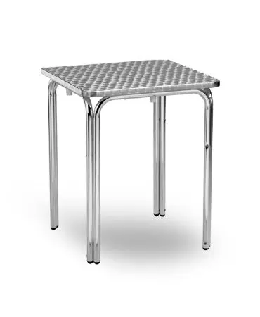 Mesa Contract Raya 60x60 Repulsada 50cm Gris 20x