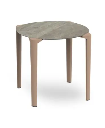 Tablero Hpl Ø80 Roble Ceniza Pie Corner 1x