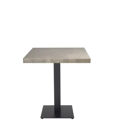 Mesa Durolight® 68x68 Cemento Pie Tapies Negro 40x40